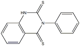 3-Phenyl-2,4(1H,3H)-quinazolinedithione Struktur