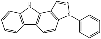 Pyrazolo[4,3-a]carbazole, 3,10-dihydro-3-phenyl- Struktur