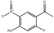 1-(2-Fluoro-4-hydroxy-5-nitro-phenyl)-ethanone Struktur