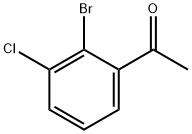 1-(2-bromo-3-chlorophenyl)ethanone Struktur