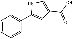 2-phenyl-1H-pyrrole-4-carboxylic acid Struktur