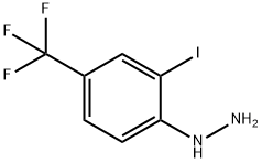 (2-Iodo-4-trifluoromethyl-phenyl)-hydrazine Struktur