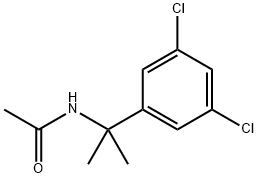 N-(2-(3,5-二氯苯基)丙烷-2-基)乙酰胺 結(jié)構(gòu)式