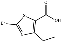 2-Bromo-4-ethylthiazole-5-carboxylic acid Struktur