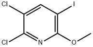 2,3-Dichloro-5-iodo-6-methoxy-pyridine Struktur