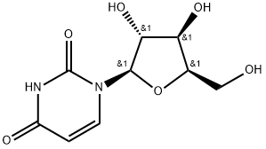 1-(-D-Xylofuranosyl)uracil Struktur