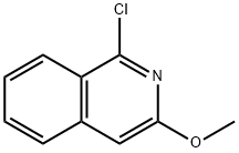 1-chloro-3-methoxyisoquinoline Struktur