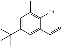 5-tert-Butyl-2-hydroxy-3-methyl-benzaldehyde Struktur