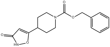 Benzyl 4-(3-hydroxyisoxazol-5-yl)piperidine-1-carboxylate Struktur