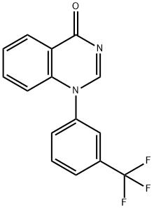 1-(3-(Trifluoromethyl)phenyl)quinazolin-4(1H)-one Struktur