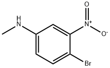 (4-Bromo-3-nitro-phenyl)-methyl-amine Struktur