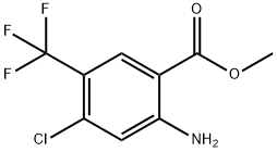 2-Amino-4-chloro-5-trifluoromethyl-benzoic acid methyl ester Struktur