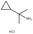 1-Cyclopropyl-1-methyl-ethylamine hydrochloride Struktur