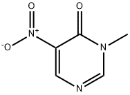 3-methyl-5-nitropyrimidin-4-one Struktur