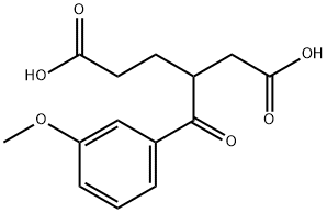 3-(3-METHOXYBENZOYL)ADIPIC ACID Struktur