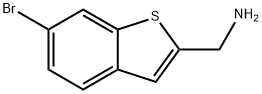 (6-Bromobenzo[b]thiophen-2-yl)methanamine Struktur