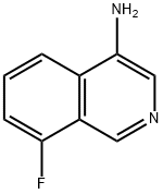 8-fluoroisoquinolin-4-amine Struktur