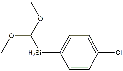 4-ChlorphenylMethylDimethoxysilane Struktur