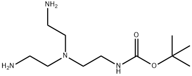 tert-butyl 2-(bis(2-aminoethyl)amino)ethylcarbamate Struktur