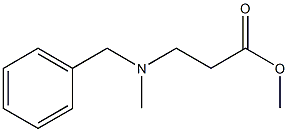 methyl N-benzyl-N-methyl-beta-alaninate Struktur