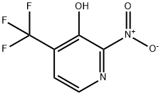 3-Pyridinol, 2-nitro-4-(trifluoromethyl)- Struktur