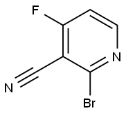 2-Bromo-4-fluoronicotinonitrile Struktur