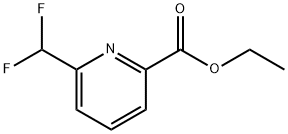 ethyl 6-(difluoromethyl)picolinate Struktur