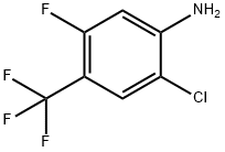 2-Chloro-5-fluoro-4-trifluoromethyl-phenylamine Struktur