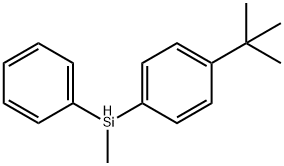 (4-TERT-BUTYLPHENYL)METHYLPHENYLSILANE Struktur