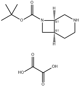 cis-oxalic acid bis(tert-butyl -3,8-diazabicyclo[4.2.0]octane-8-carboxylate) Struktur