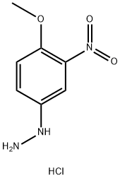 (4-Methoxy-3-nitro-phenyl)-hydrazine hydrochloride Struktur