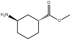 methyl (1R,3R)-3-aminocyclohexane-1-carboxylate Struktur