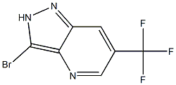 3-Bromo-6-(trifluoromethyl)-2H-pyrazolo[4,3-b]pyridine Structure