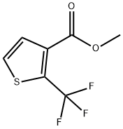 methyl 2-(trifluoromethyl)thiophene-3-carboxylate Struktur