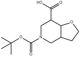 5-(Tert-Butoxycarbonyl)Octahydrofuro[3,2-C]Pyridine-7-Carboxylic Acid Struktur