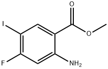 Methyl 2-Amino-4-fluoro-5-iodobenzoate Struktur