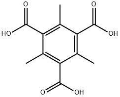 2,4,6-trimethylbenzene-1,3,5-tricarboxylic acid Struktur