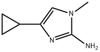 4-cyclopropyl-1-methyl-1H-imidazol-2-amine Struktur