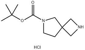 6-BOC-2,6-二氮雜螺[3.4]辛烷鹽酸鹽 結(jié)構(gòu)式