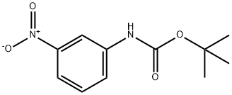 tert-butyl 3-nitrophenylcarbamate Struktur