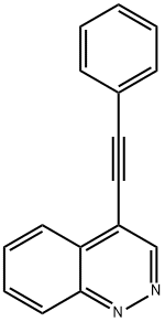 4-(Phenylethynyl)cinnoline Struktur