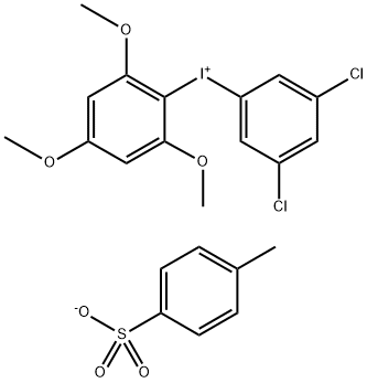 (3,5-Dichlorophenyl)(2,4,6-trimethoxyphenyl)iodonium p-Toluenesulfonate Struktur