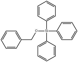 (BENZYLOXY)TRIPHENYLSILANE Struktur