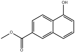 5-hydroxy-2-Naphthalene carboxylic acid Methyl ester Struktur