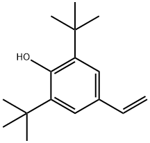 2,6-ditert-butyl-4-vinylphenol Struktur