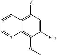 5-Bromo-8-methoxy-quinolin-7-ylamine Struktur