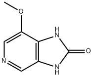 7-Methoxy-1,3-dihydro-imidazo[4,5-c]pyridin-2-one Struktur