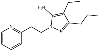 4-Ethyl-3-propyl-1-(2-(pyridin-2-yl)ethyl)-1H-pyrazol-5-amine Struktur