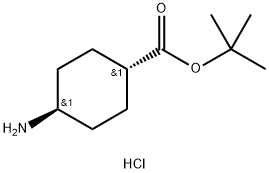 反式4-氨基環(huán)己基甲酸叔丁酯鹽酸鹽 結(jié)構(gòu)式