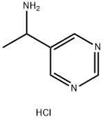 1-Pyrimidin-5-yl-ethylamine dihydrochloride Struktur